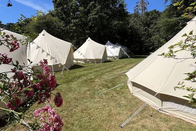 Bell tent village of 12 tents