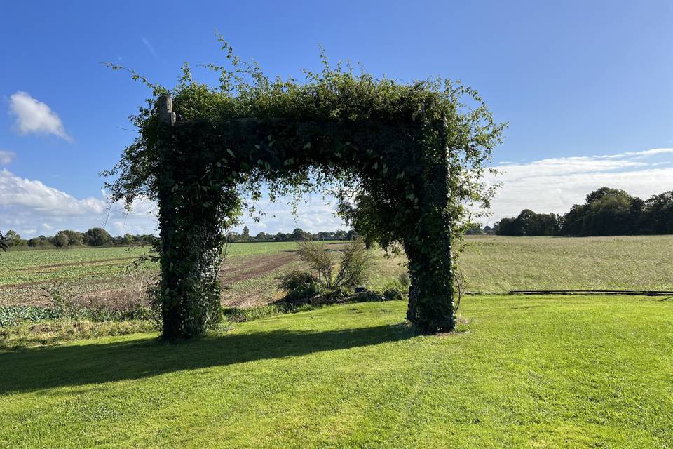 The rose archway