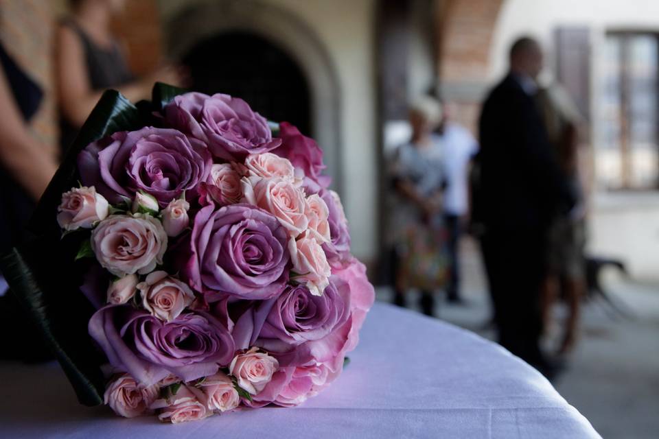 Close-up of the florals