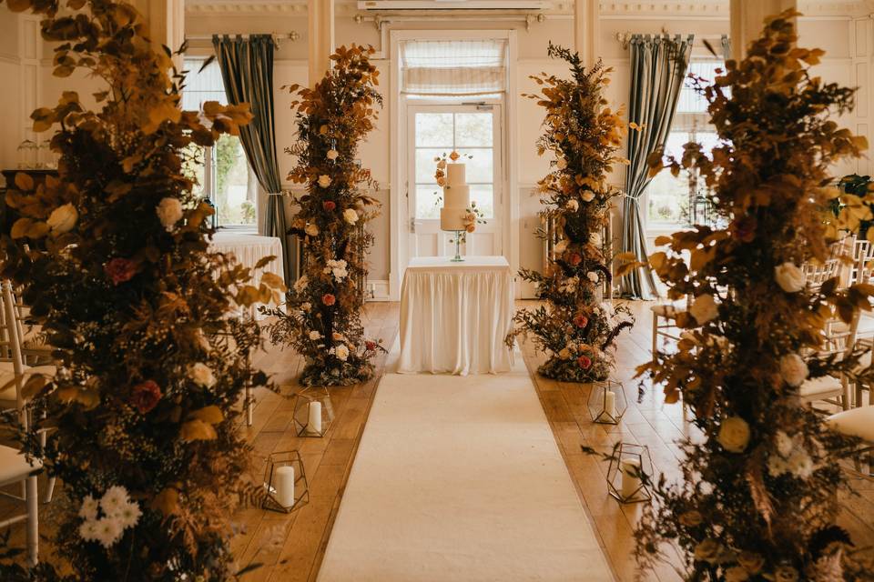 Autumnal wedding