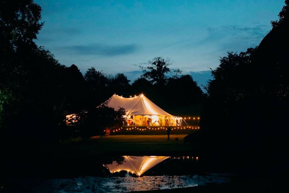 Night Time Two Pole Marquee