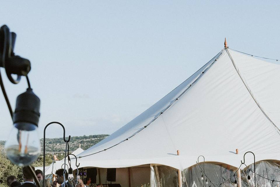 Walkway with Marquee