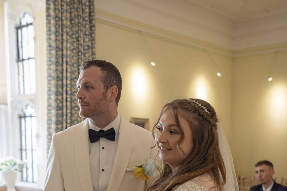 During ceremony