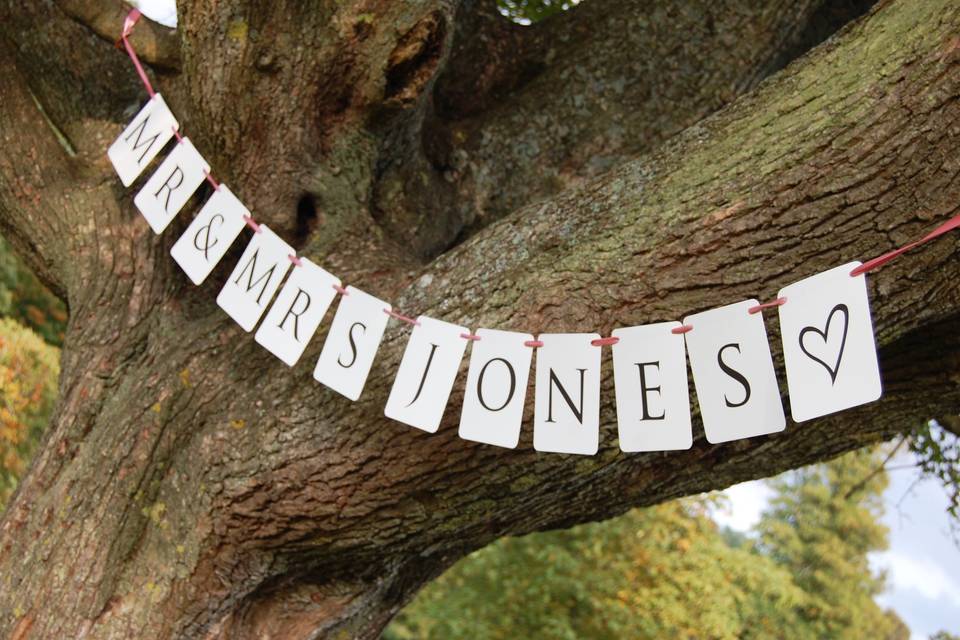 Personalised bunting