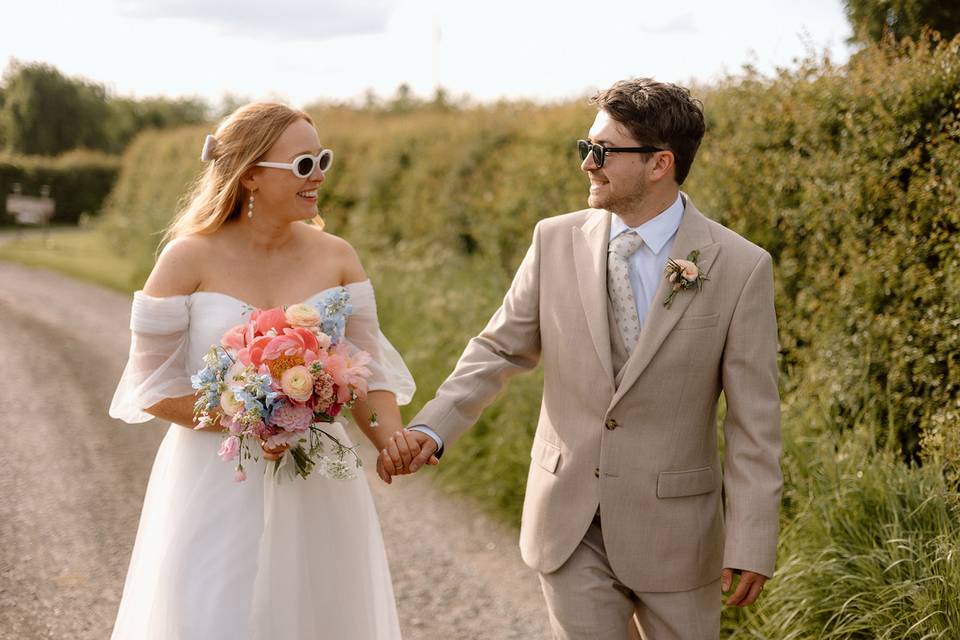 Bride and groom