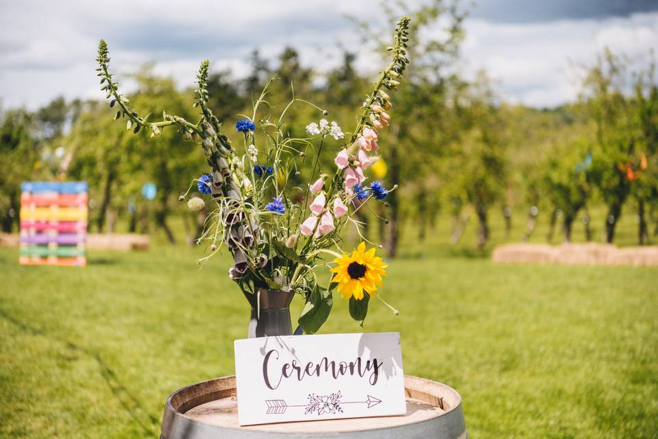 Outside ceremony