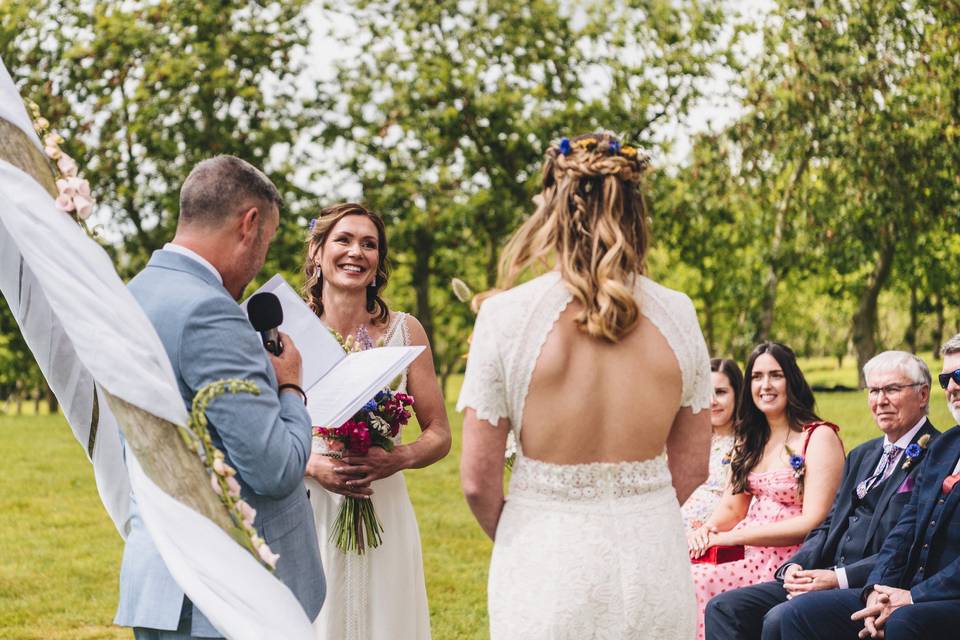 Outside ceremony