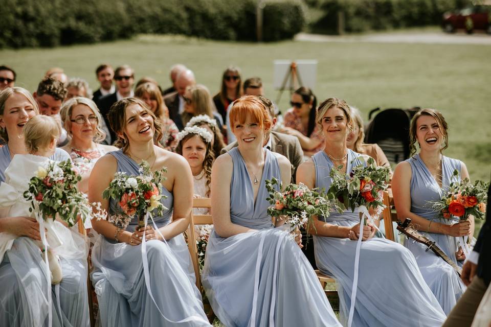 Beautiful bridesmaids