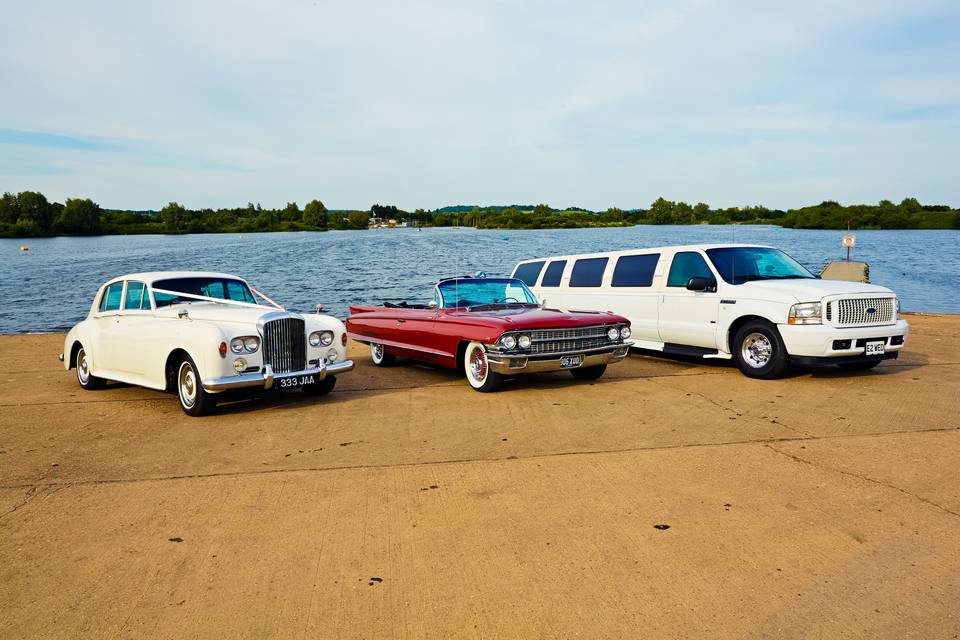 Bentley, Cadillac, Jeep Limo