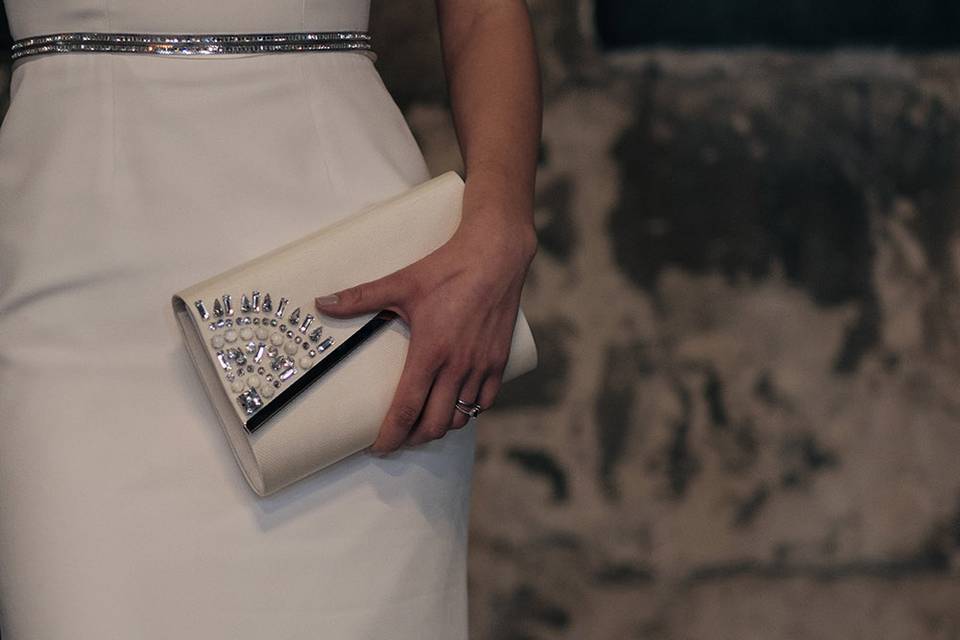 Custom Bridal Clutch Bag