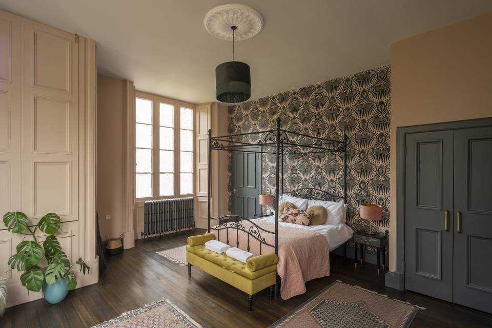 Netherbyres House bedroom