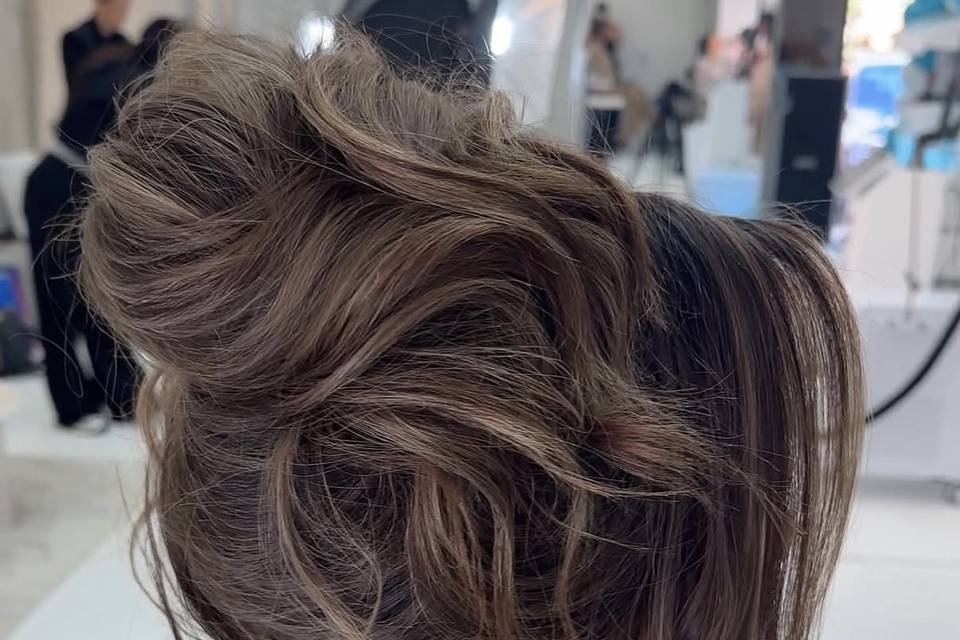 Textured High Bun