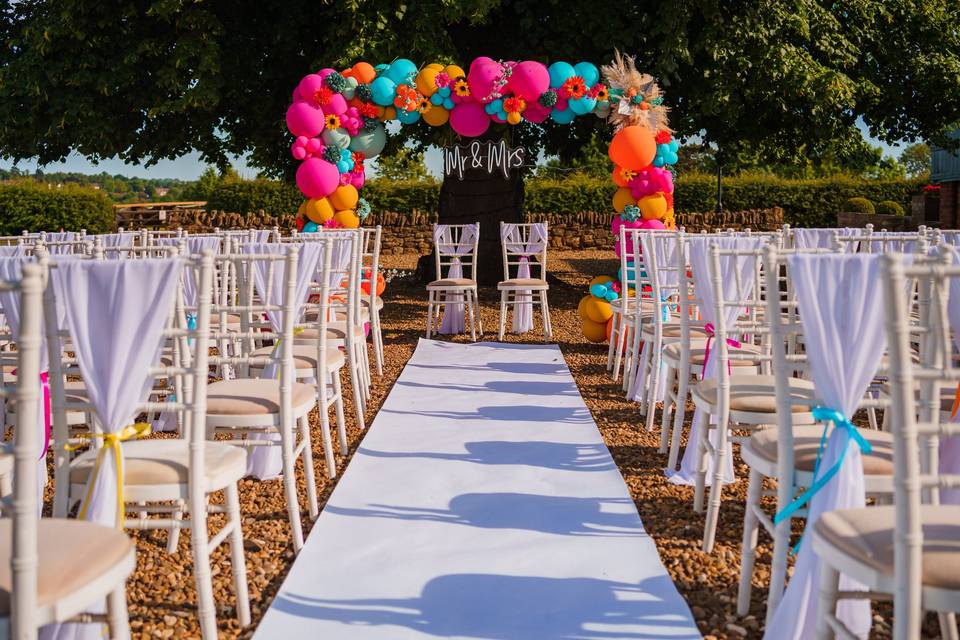 Outside ceremonies available