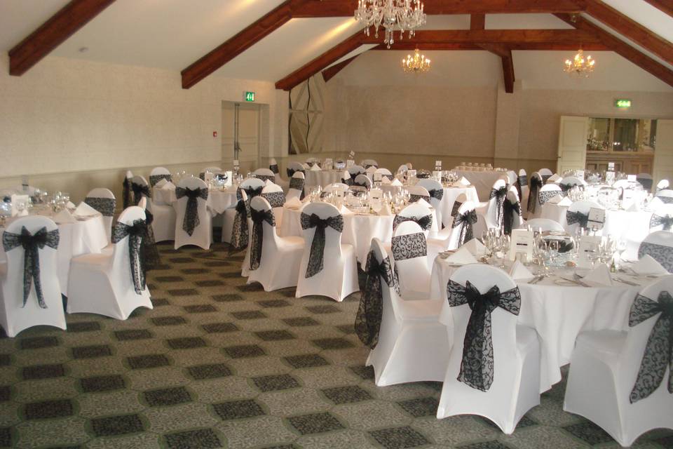 Chair Cover Hire Garnet Sash