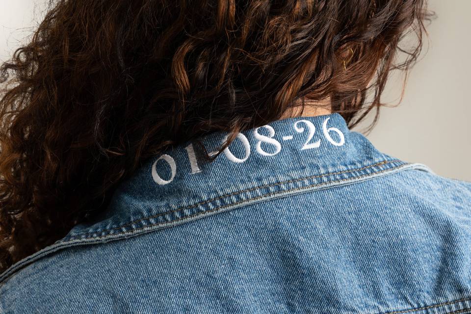 Name and date custom jacket