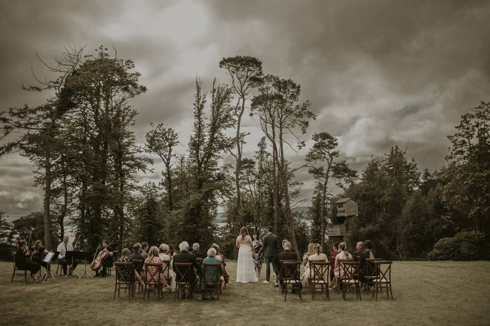 Dramatic backdrop