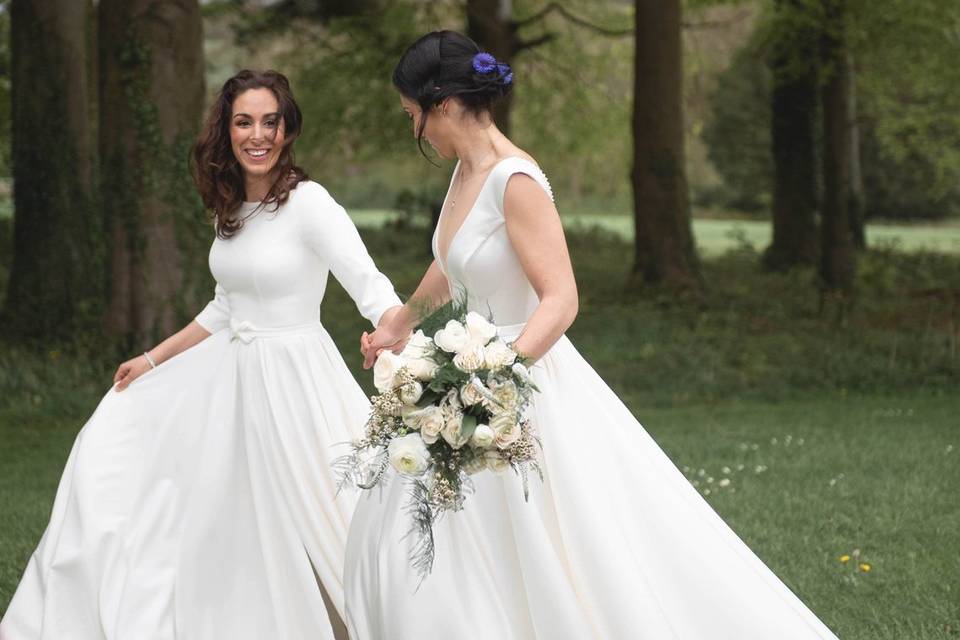 Brides at Gathering Barn