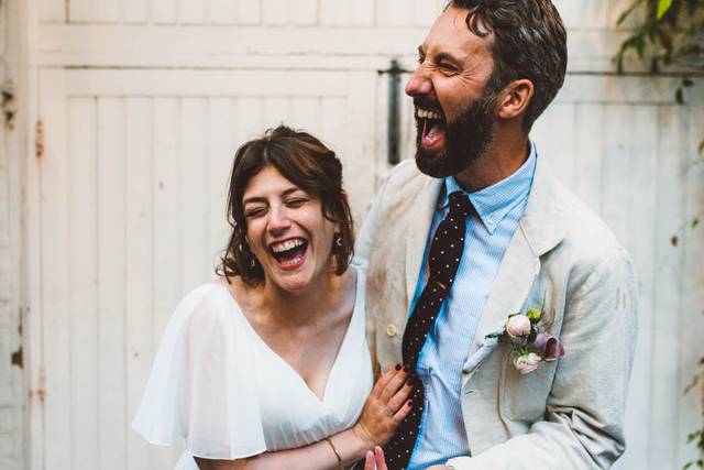 Fun wedding photographer