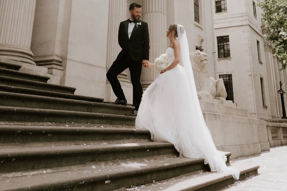 Marylebone town hall Steps
