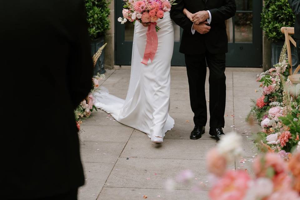 Middleton lodge Grandad bride