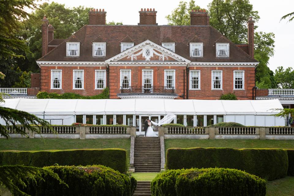 Bride and groom, Hunton Park