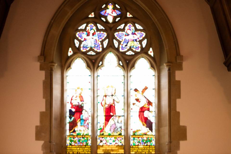 Bride and Groom in Church