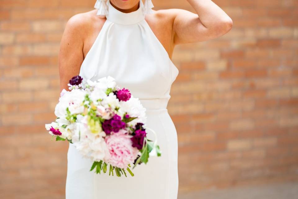 Modern industrial bride