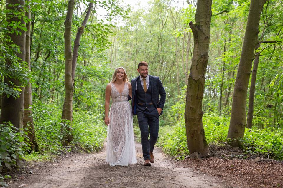 Cockley Woodland Wedding 15