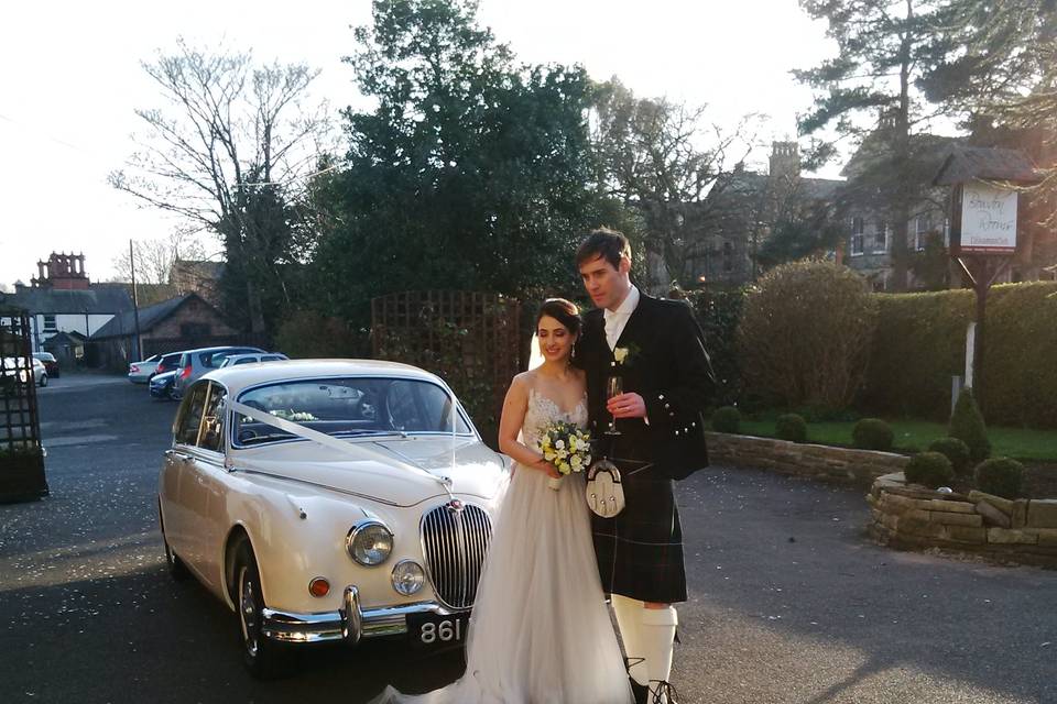 Classic wedding cars Cheshire