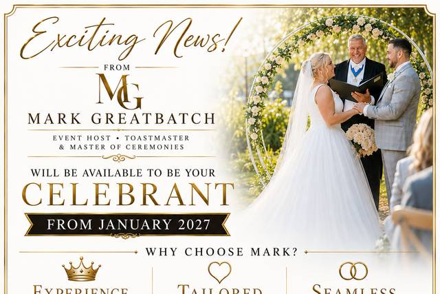 Mark Greatbatch Celebrant