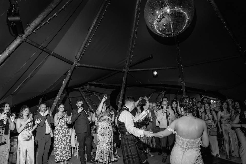 Aimee & George Tipi Wedding