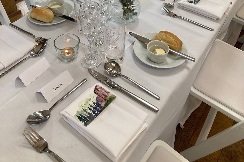 Bespoke tablescapes