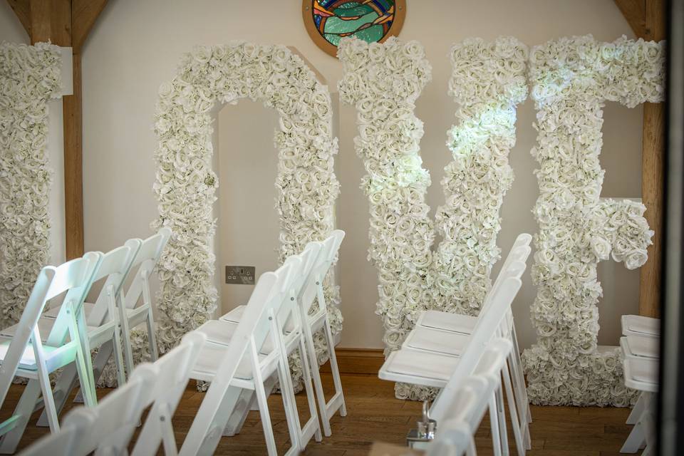 Garden Suite Wedding Ceremony