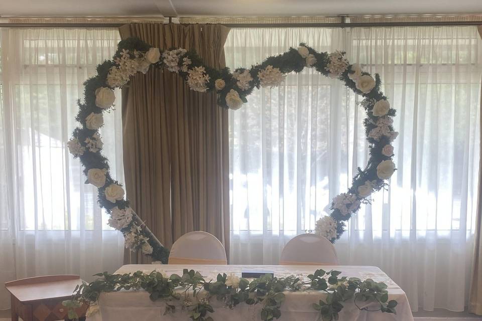 Ceremony backdrop