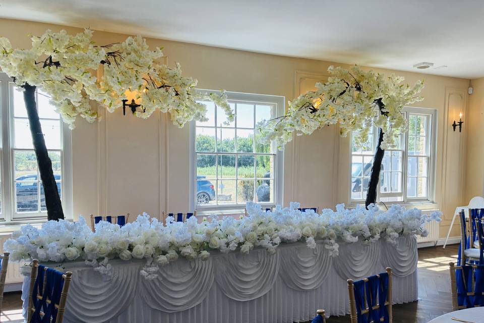 White blossom & white floral