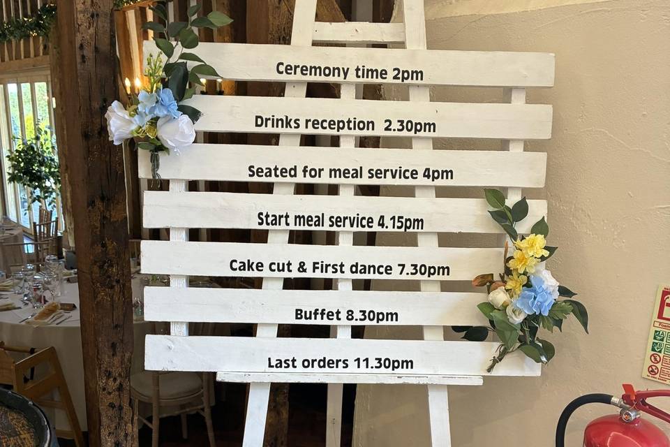 Order of the day