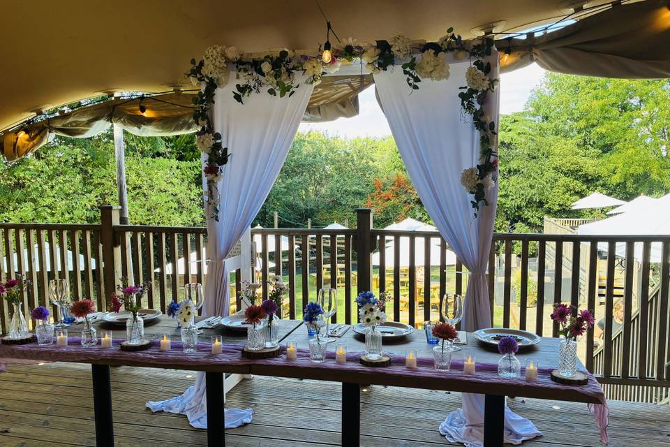 Top table decor