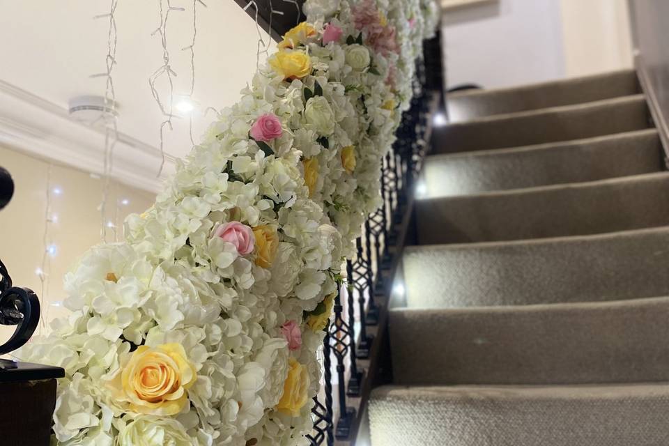 Stair garlands