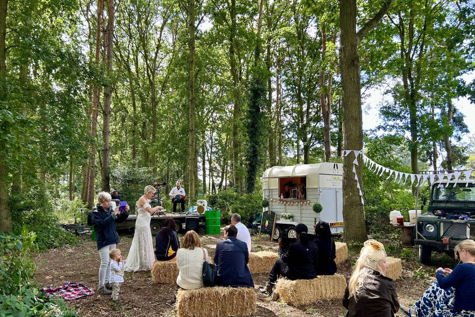 Woodland wedding