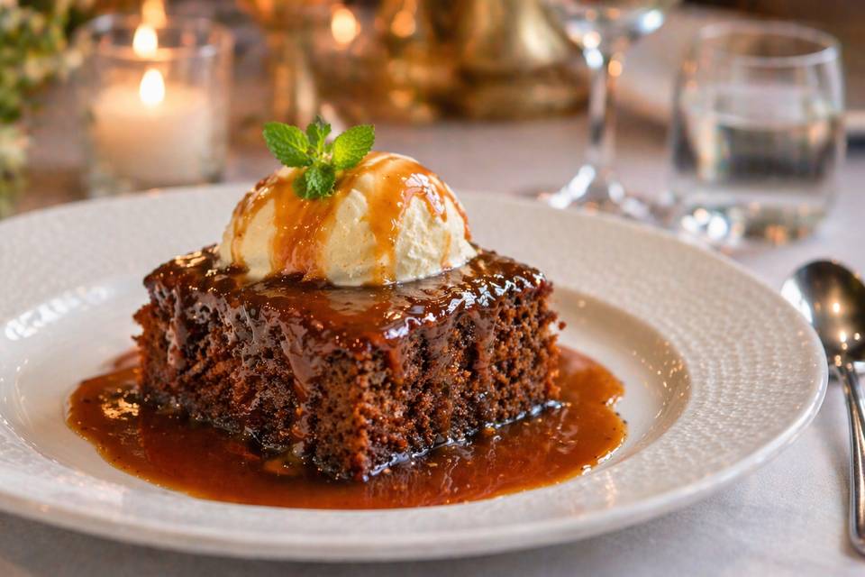 Sticky toffee pudding