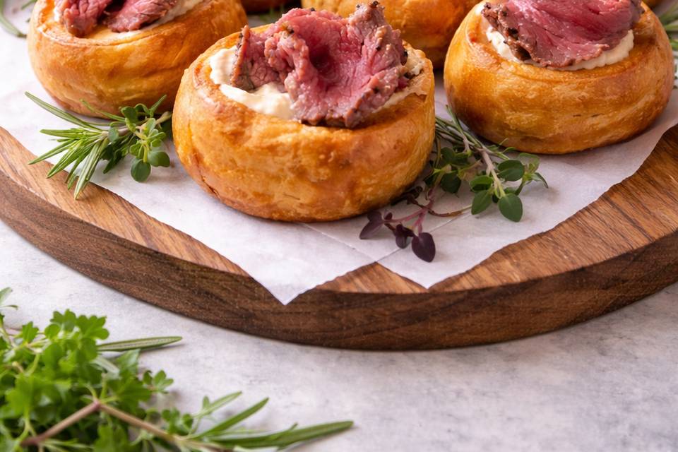 Beef and horseradish