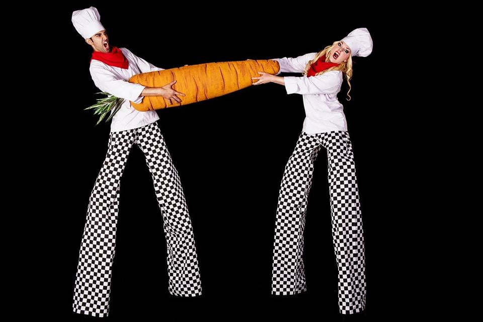 Chef Stilt Walkers