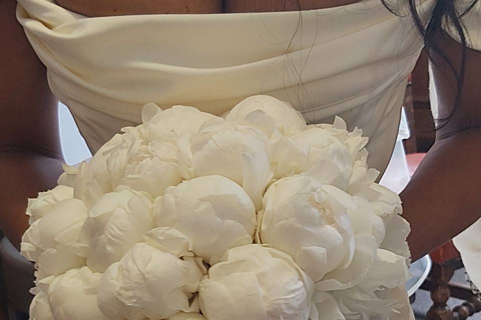Peonies Bride's Bouquet