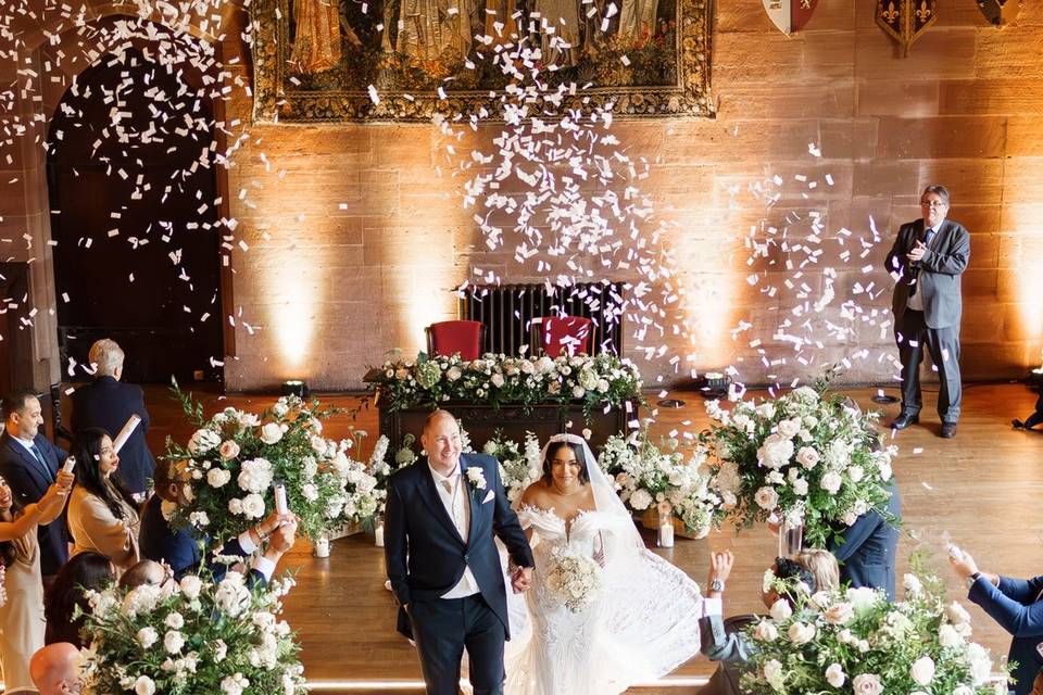 Peckforton castle wedding