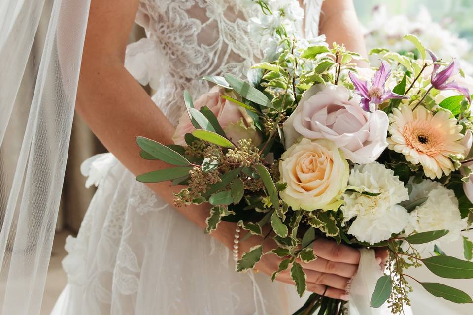 Pastel Bridal bouquet