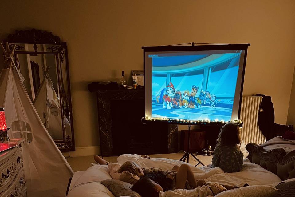 Movie night experience