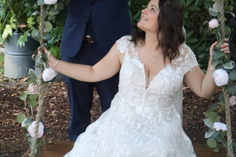 Groom and Bride photo