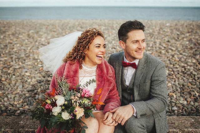 A beach wedding like no other