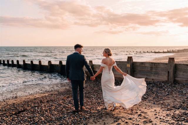 A beach wedding like no other