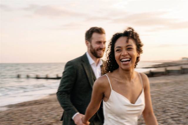 A beach wedding like no other